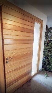fabrication portes d'entrée bois perpignan